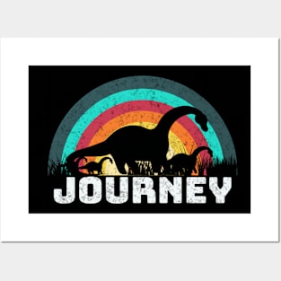 dinosaur journey art Posters and Art